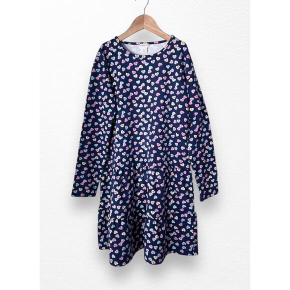 Crewcuts Candy Hearts Tiered Dress, Size 10/11 - Picture 2 of 6
